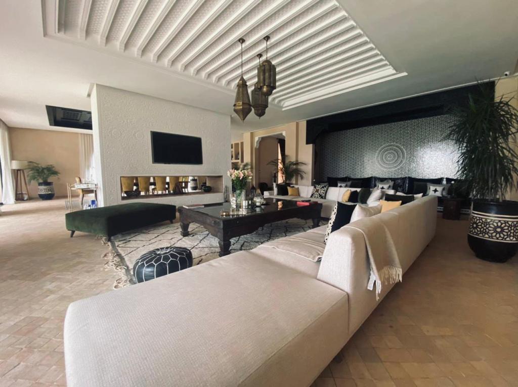 Villa Manel Marrakech - vue intérieure de la villa