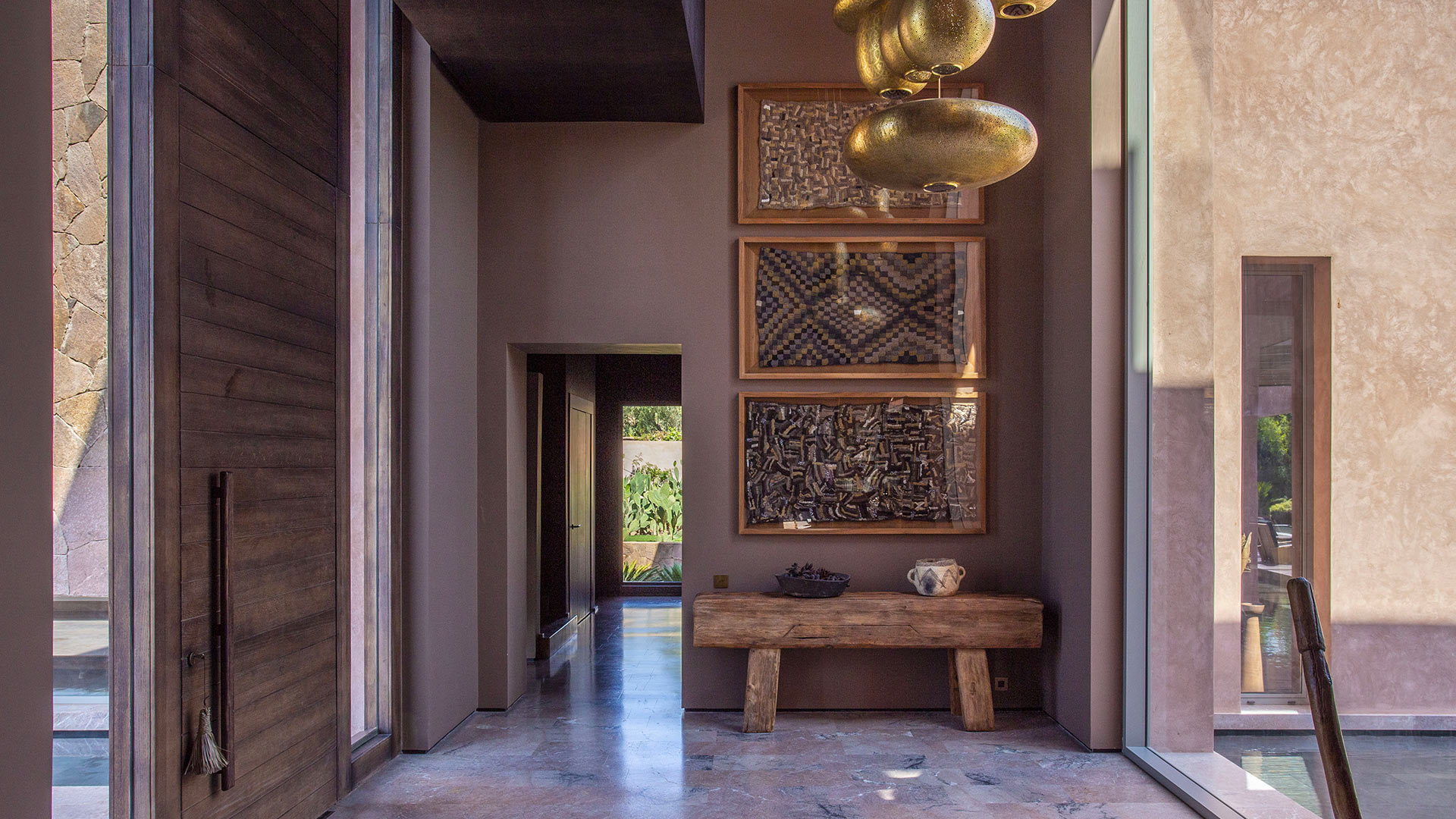 Villa Fatima Marrakech - vue intérieure de la villa