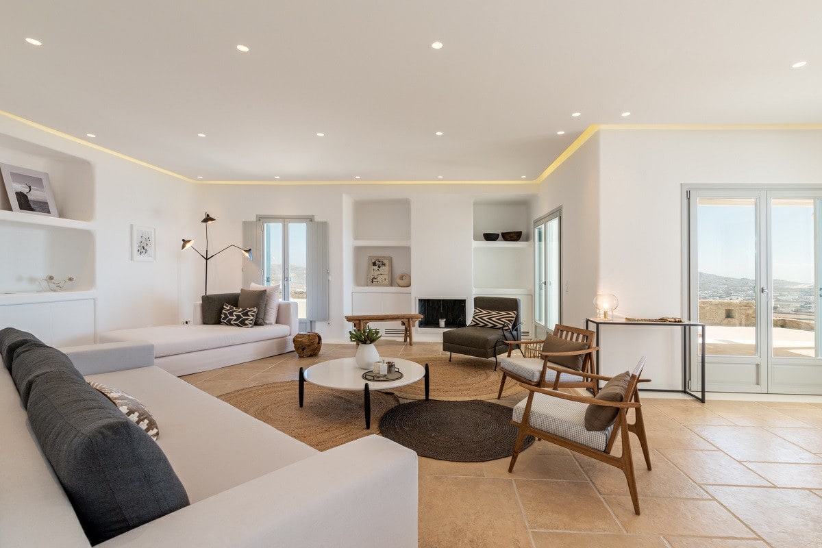 Villa Ivana Mykonos - Vue intérieure de la villa