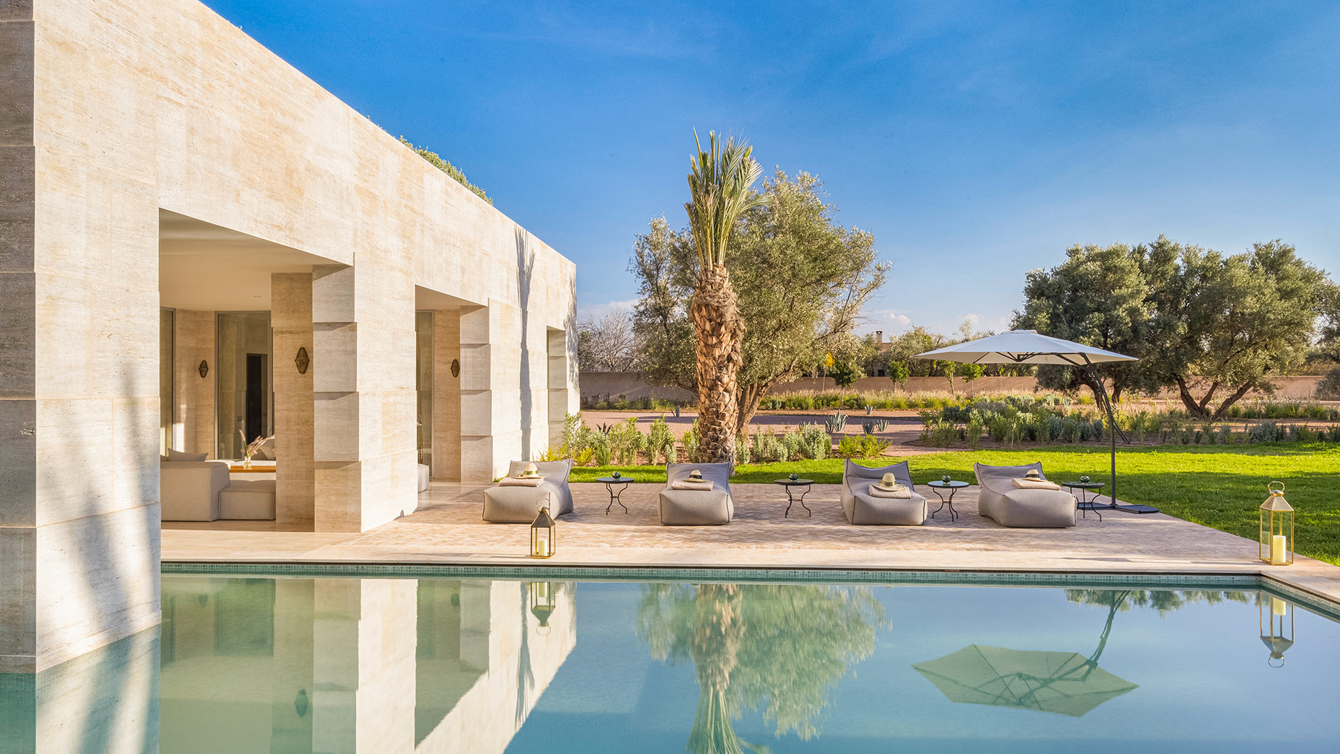 Villa Dabhia Marrakech - vue extérieure de la villa