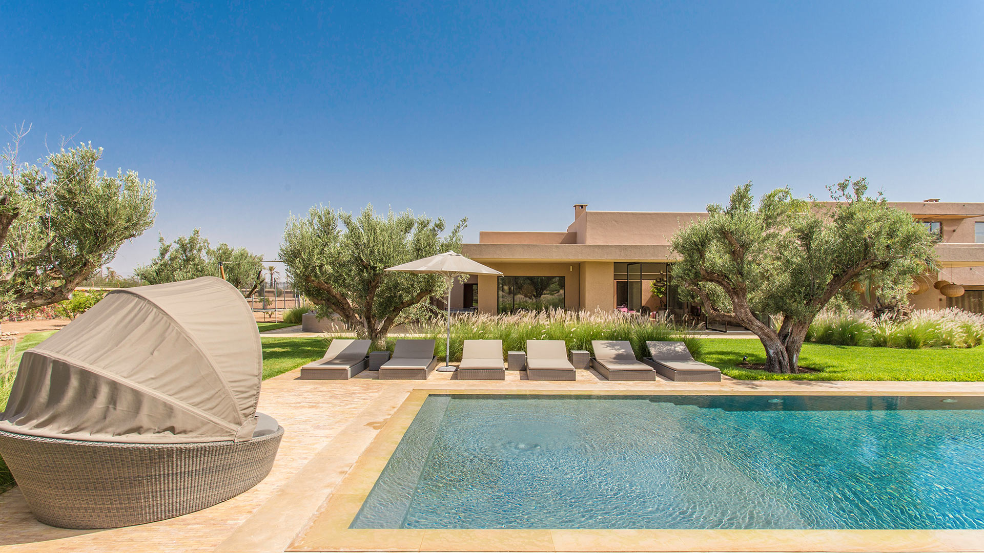 Villa Zahra Marrakech - vue extérieure de la villa