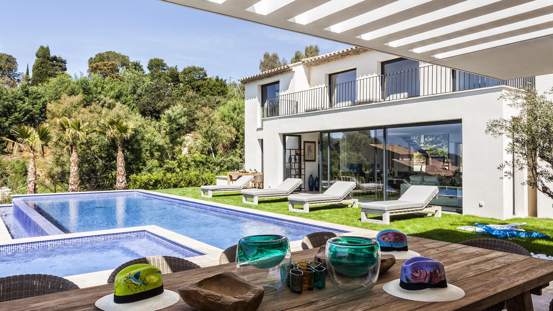 Villa Rachel Côte d'Azur - vue extérieure de la villa