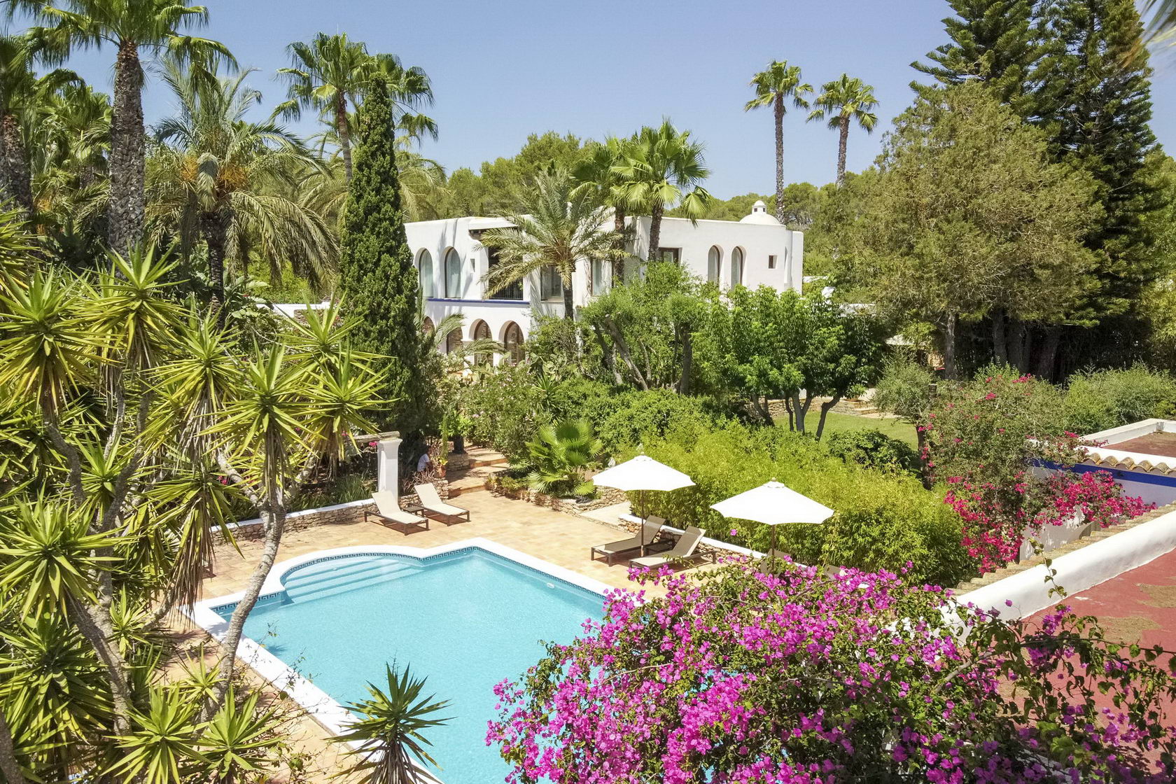 Villa Esha Ibiza - vue extérieure de la villa