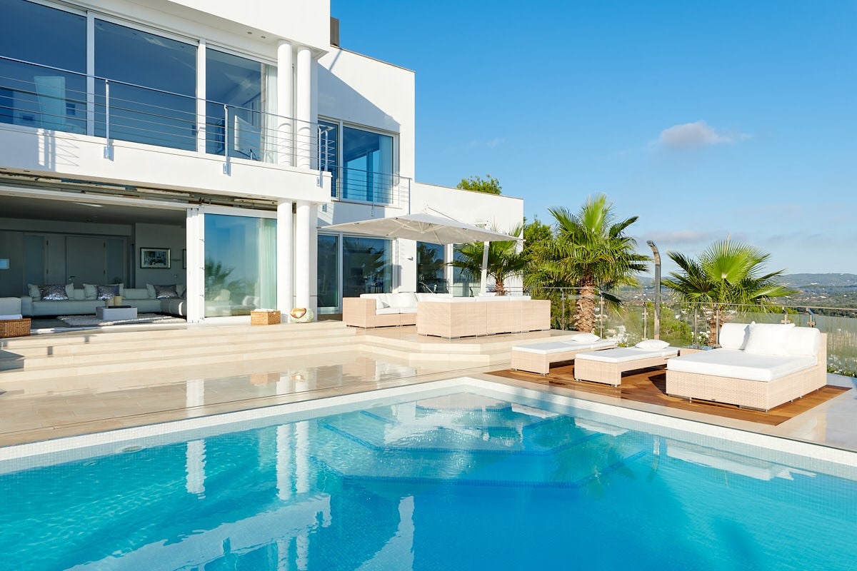 Villa Surya Ibiza - vue extérieure de la villa