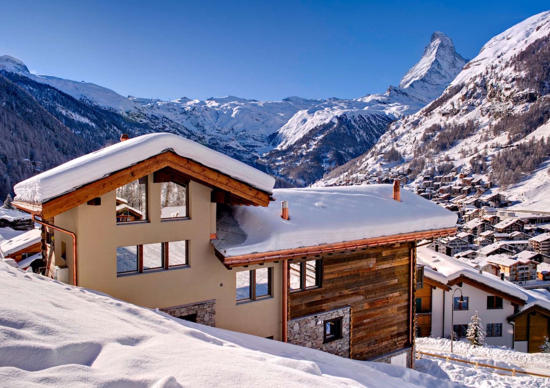 Chalet Bruder Zermatt - vue extérieure