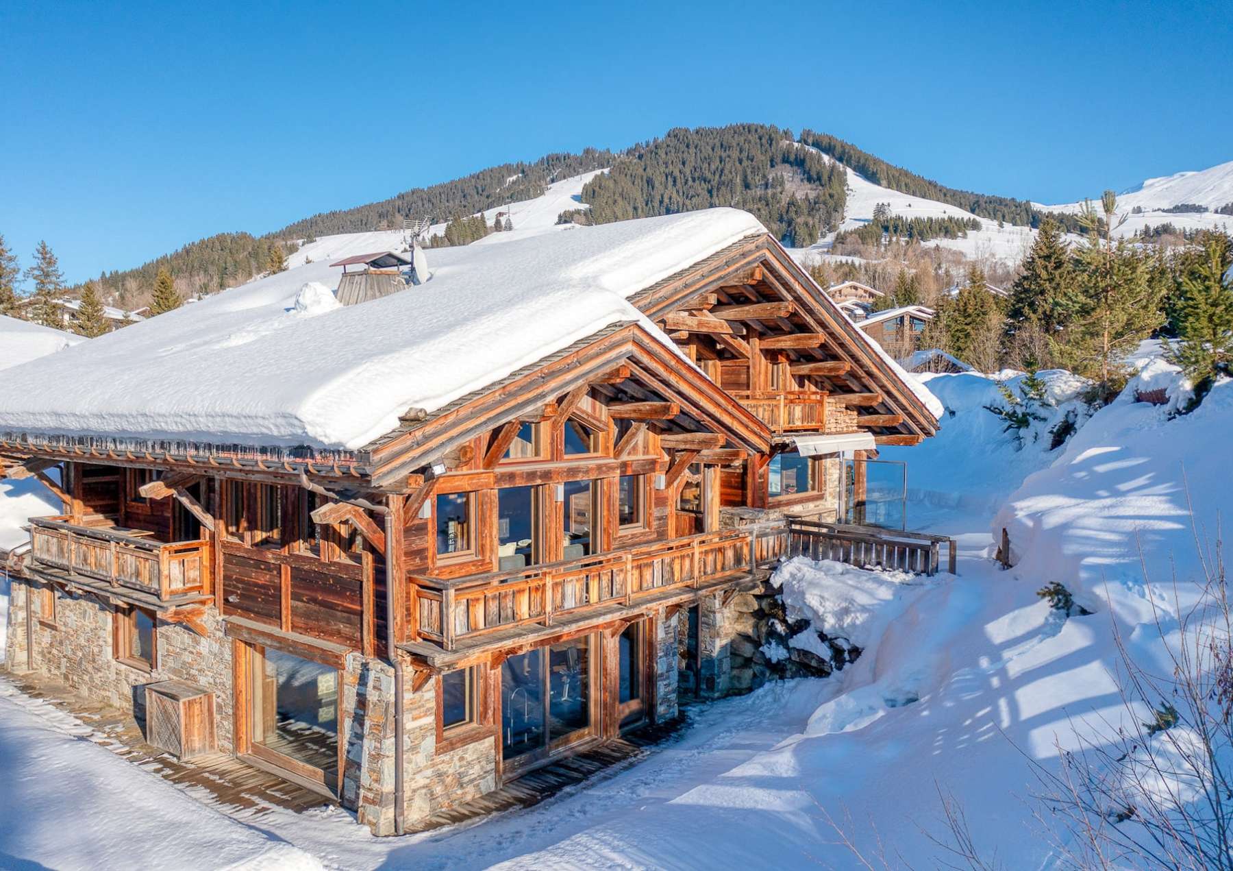 Chalet Edgard Megeve - vue extérieure